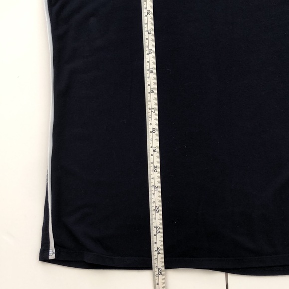 TAHARI  Tops, TAHARI Elements,LADIES 3/4 sleeve Top , dark blue , size L - Picture 7 of 7